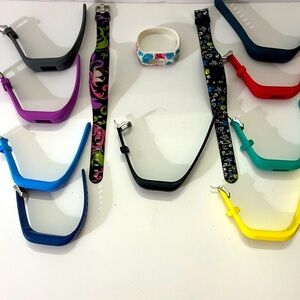 Garmin Vivofit Junior Stretchy Fitness Bands, 12 colourful stretch bands